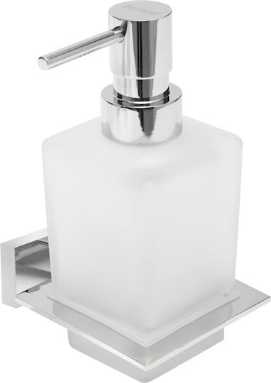 Bronze Art Dispenser Γυάλινο Ασημί