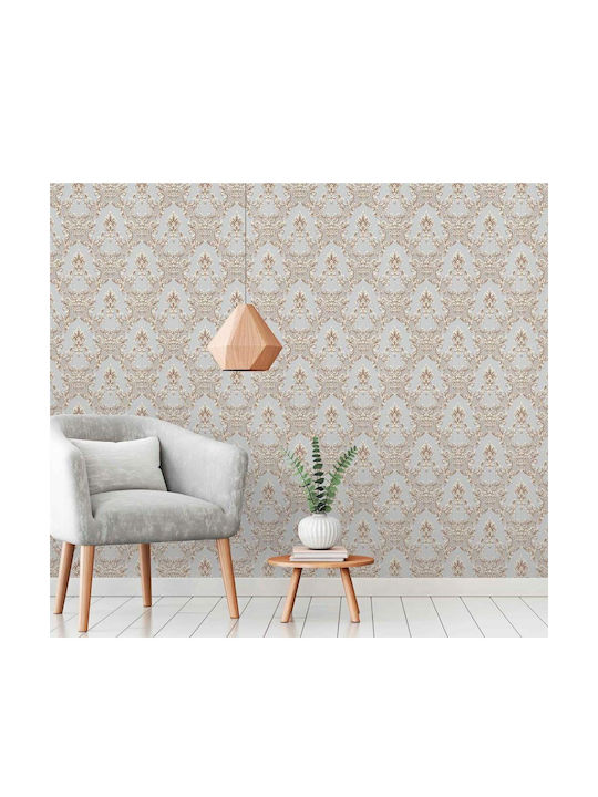 Wallpaper Vinyl Gray L1000xW53cm Washable