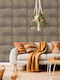 Wallpaper Vinyl Beige L1000xW53cm Washable