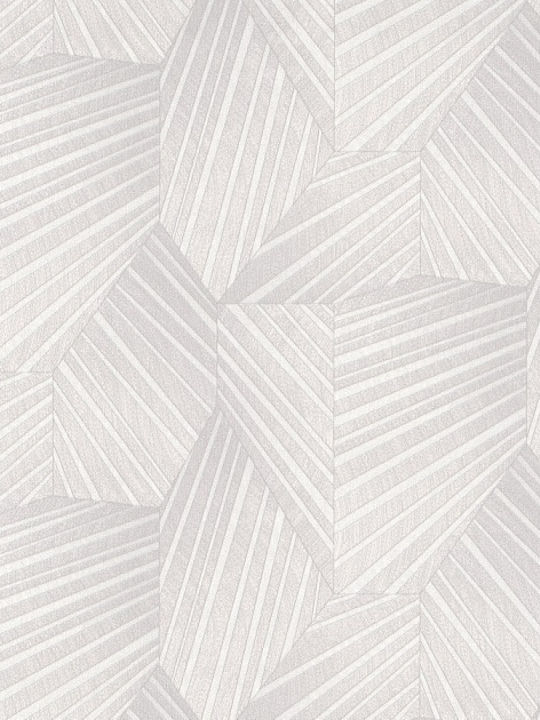 Wallpaper Vinyl Gray L1000xW53cm Washable