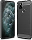 Techsuit Carbon Silicone Back Cover Black (Google Pixel 5)