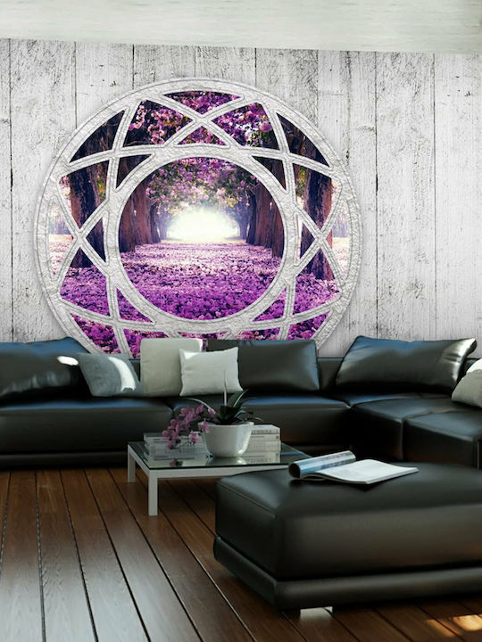 Wall Mural Fabric Fuchsia 100x70cm