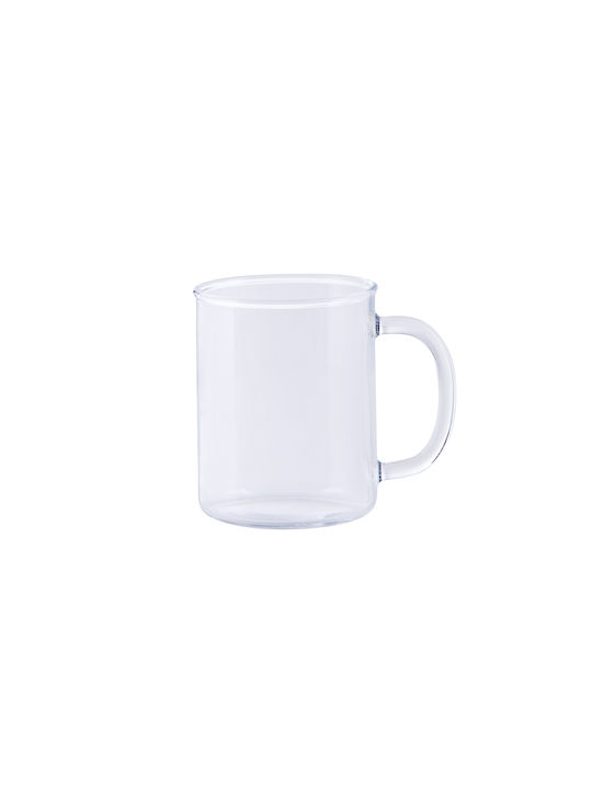 Tasse Glas Transparent 300ml 6Stück