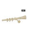 Zogometal Metallisch Vorhangstange Color More Mat Collection Einfach Φ25mm 160cm Beige