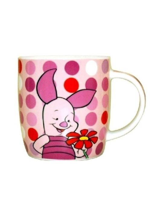 Tasse aus Porzellan Rosa 1Stück