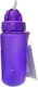 Alpin Kinderflasche Kunststoff mit Strohhalm Lila 450ml
