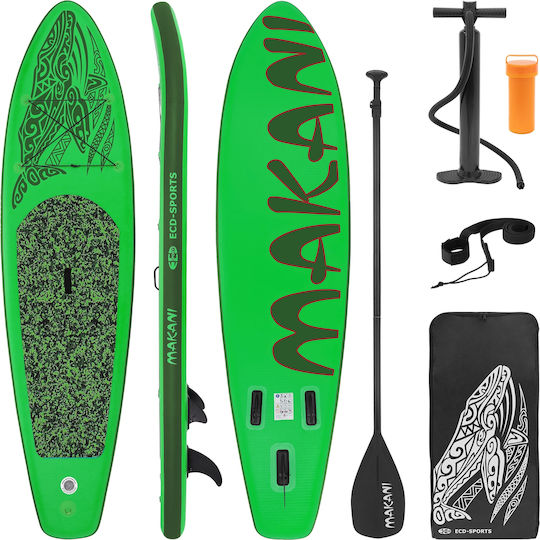 ECD Germany Makani Inflatable SUP Board with Length 3.2m Green