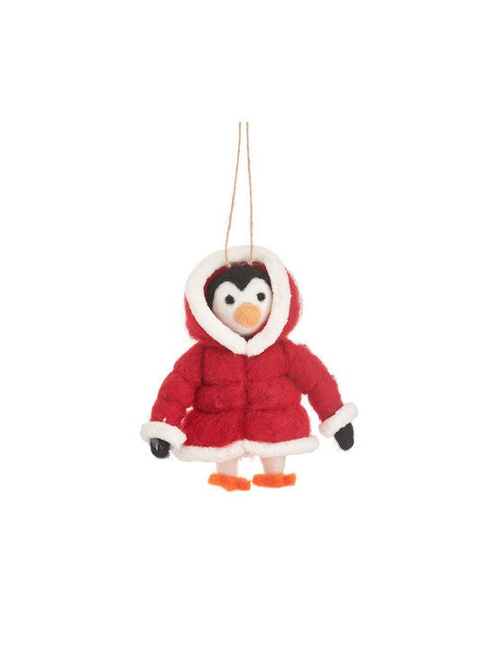 Sass & Belle Christmas Fabric Penguin Ornament