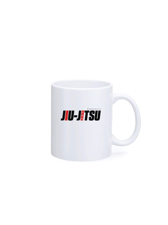 FightFlix Ceramic Cup White 350ml