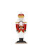 Hängendes Ornament Soldat Hölzern Rot 41x15cm