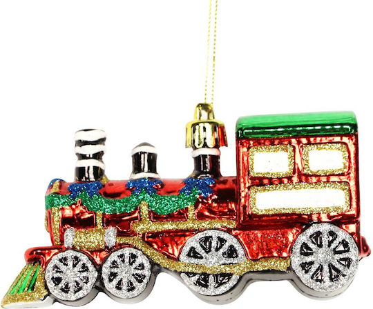 Hängendes Ornament Zug Mehrfarbig