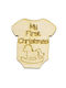 Hanging Ornament Label Wooden Beige