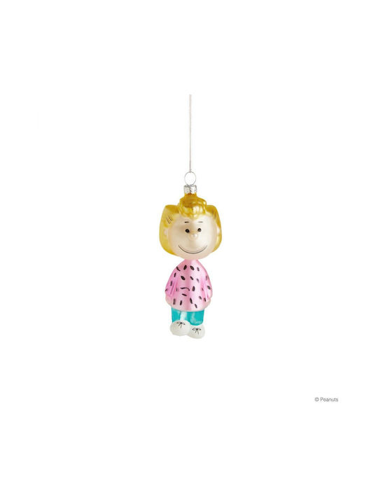 Hanging Figure Ornament Glass Multicolour 4.7cm