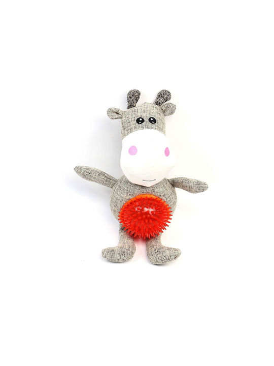 Cuddly Dog Toy 30cm Gray