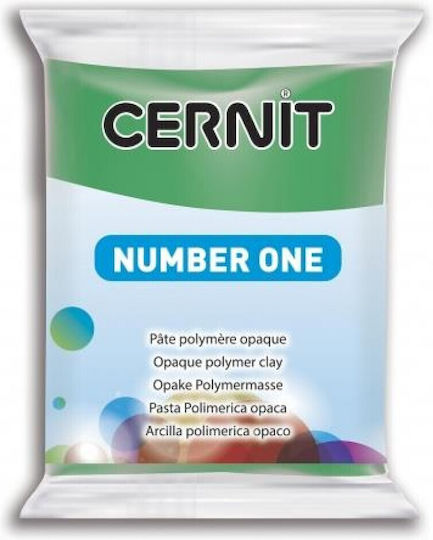 Cernit Number One Πράσινος Πολυμερικός Πηλός 56gr