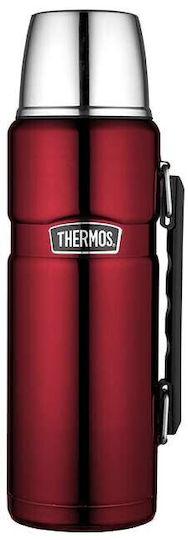 Thermos Bottle Thermos Stainless Steel 1.2lt Red with Cap-Cup
