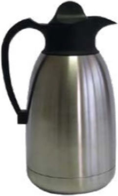 JDS Jug Thermos Stainless Steel Silver 1lt with Handle