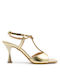 Rolling Steps Shoes Damen Sandalen in Gold Farbe