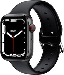 Lige BW0445A Smartwatch with Heart Rate Monitor (Black)