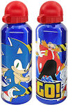 Justnote Sonic Kinder Trinkflasche Aluminium Blau 500ml