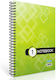 Smart Paper Spiral Caiet Cu dungi A4 Verde 1buc