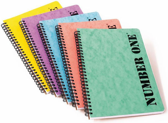 AG Trees Spiral Notebook Ruled B5 60 Sheets 2 Subjects Yellow 1pcs