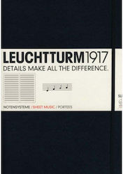 Leuchtturm1917 Τετράδιο Μουσικής 121 Φύλλων Μαύρο