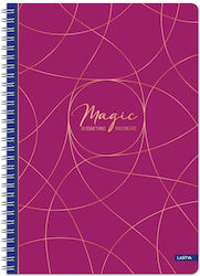 Lastva Spiral Notebook Ruled A4 200 Sheets Multicolour 1pcs