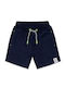 Kinder-Shorts/Bermudas Stoff Marineblau