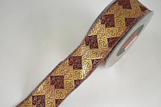 Kappa Decor Satin Ribbon Brown 9m 1pcs