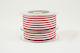 Kappa Decor Samt Band Gestreift Rot 9meters