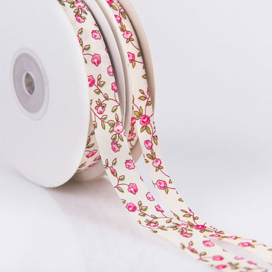 Ntampoudis Floral Fabric Ribbon Floral