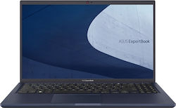 Asus Expertbook B1 B1502CBA-GR51C2X 15.6" FHD (Kern i5-1235U/8GB/512GB SSD/W11 Pro) Star Black (GR Tastatur)