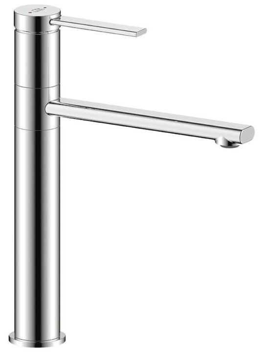 Laveo Mixing Tall Sink Faucet Silver