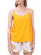 Only Women's Summer Blouse with Straps Orange