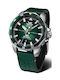 Vostok Europe Rocket N1 Men's Watch Battery with Green Leather Strap