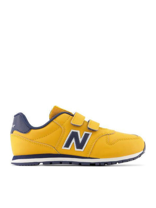 New Balance Παιδικά Sneakers με Σκρατς Κίτρινα