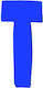 Hausnummer in Blau Farbe 5cm 6308000000158