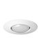 KT Lighting Στρογγυλό Μεταλλικό Χωνευτό Σποτ με Ντουί E27 Λευκό 63x63εκ. 1τμχ