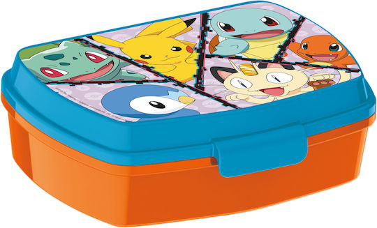 Stor Pokemon Plastic Kids' Food Container Multicolour