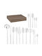 Ionia Set de Tacâmuri Inoxidabil Argintiu 75buc