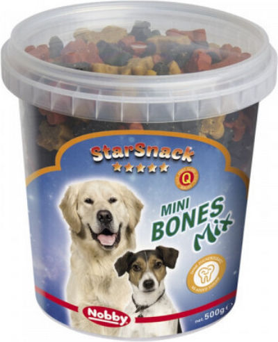 Nobby StarSnack Treat for Puppies Ear from Poultry / Salmon / Meat / Tripe Soup 500gr 69736