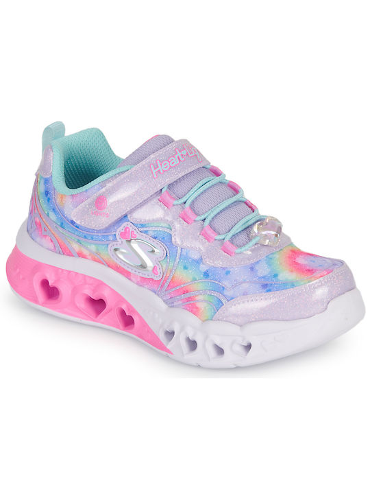 Skechers Kids Sneakers for Girls with Hoop & Loop Closure Multicolour