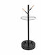 Present Time Regenschirmständer Metallisch Schwarz 25.5x25.5x74cm 1Stück
