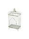 Country Casa Felinar Metalic Alb 28x50x18buc 1buc