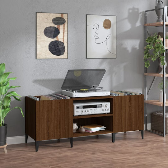 vidaXL Мебел за Hi-Fi Кафяв 38x121x48см