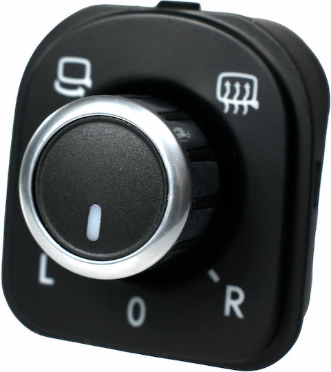 Prasco Car Mirror Switch for Volkswagen Jetta Black