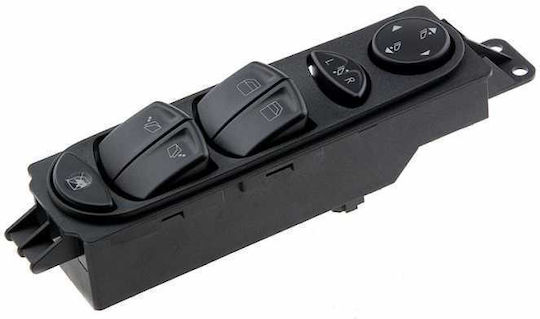 Prasco Car Window Switch for Mercedes-Benz Vito / Viano Black