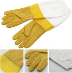 Leather Safety Gloves Yellow