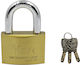 Factory Steel Padlock Brass with Key 60mm 1pcs